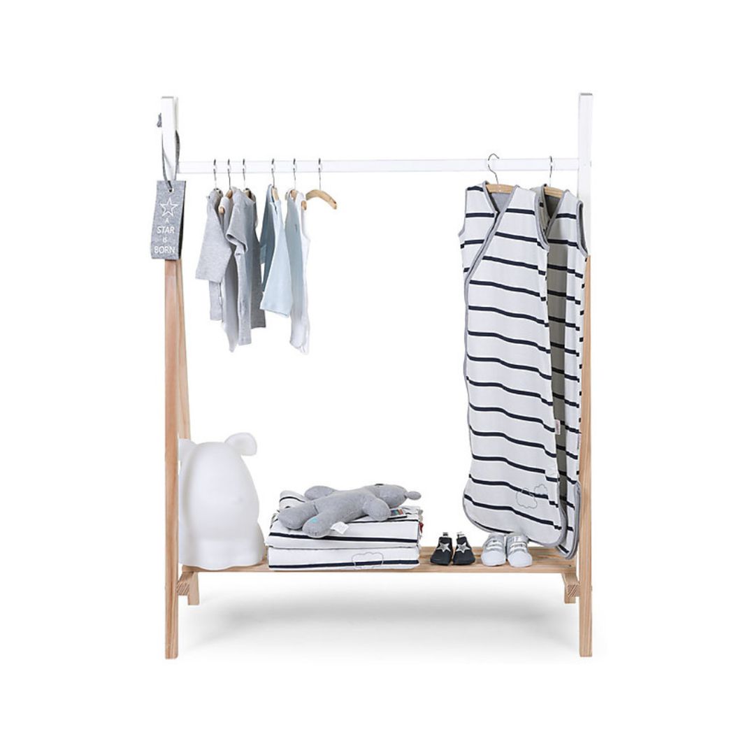 Childhome Tipi appendiabiti bambini legno faggio bianco