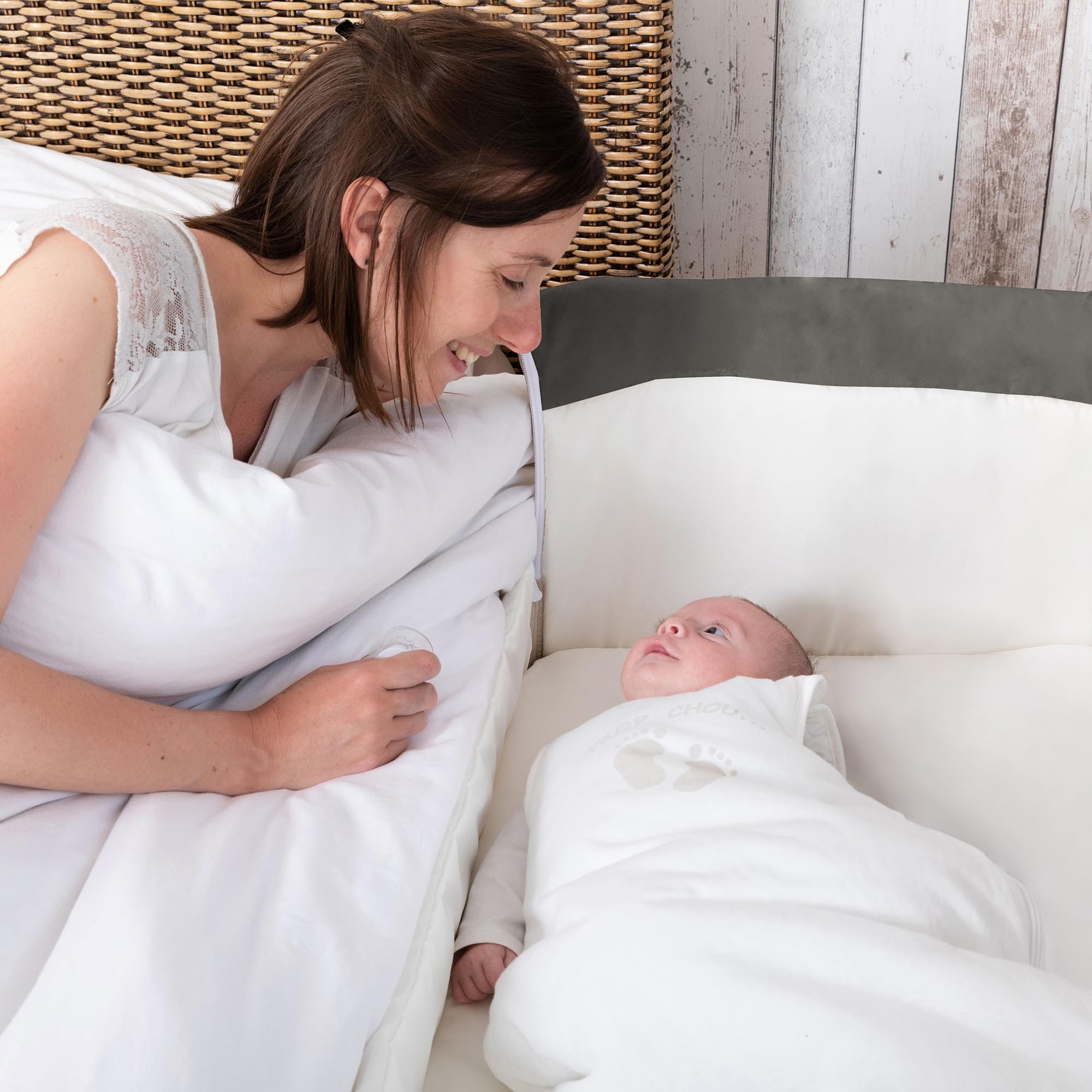 Bébé Confort Lenzuola Culla Cotone Bianche 2 Pezzi 83x50