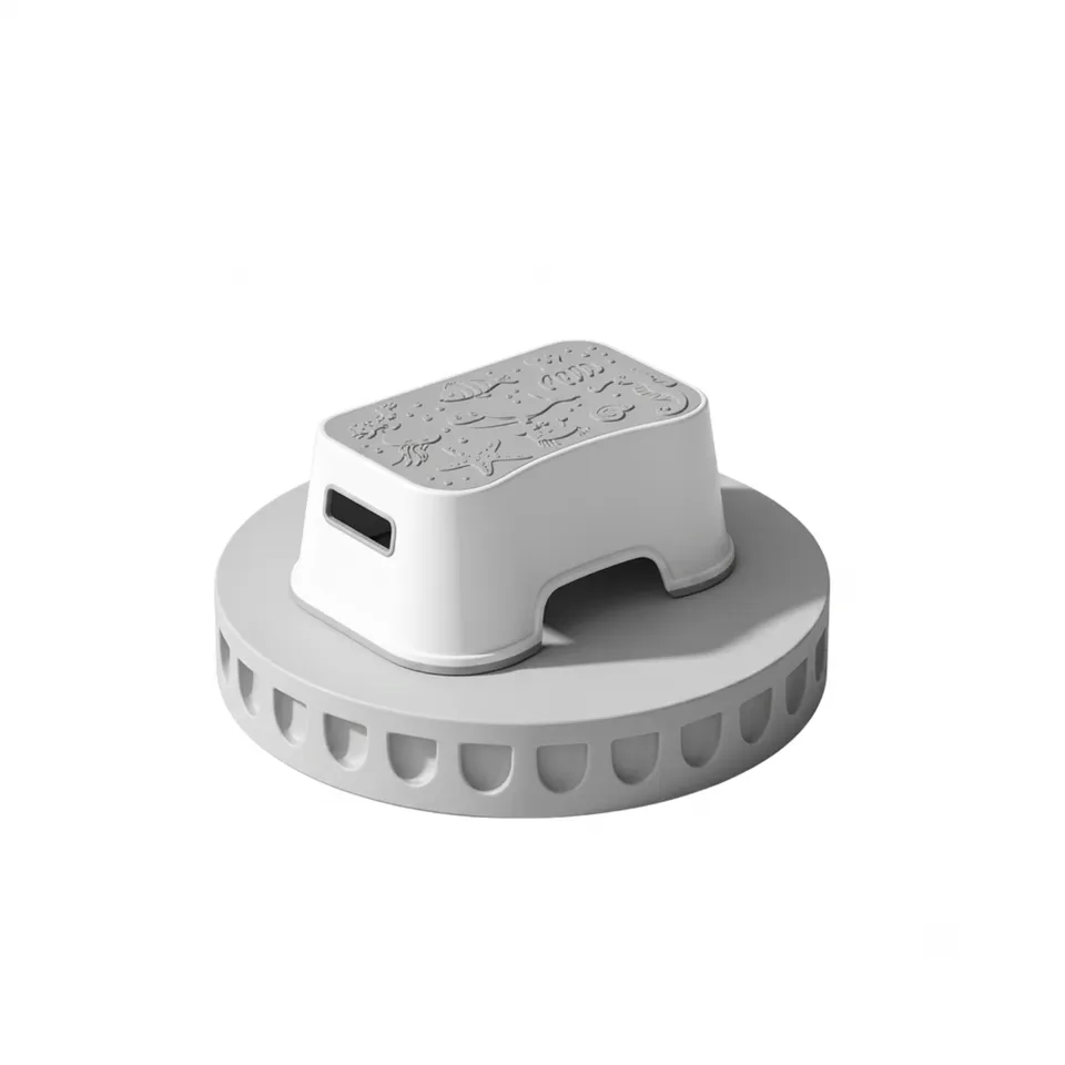 Wonderlife Pedana da bagno antiscivolo Grey
