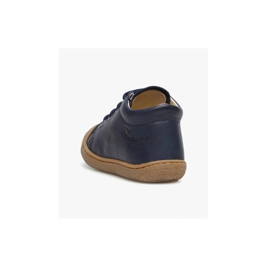 Naturino Cocoon scarpine primi passi nappa lacci navy