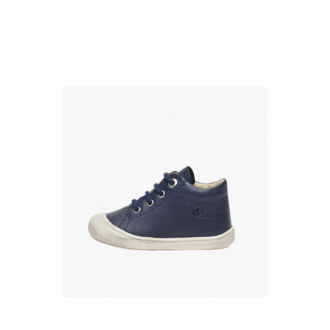 Naturino Cocoon scarpine primi passi navy laccio in pelle