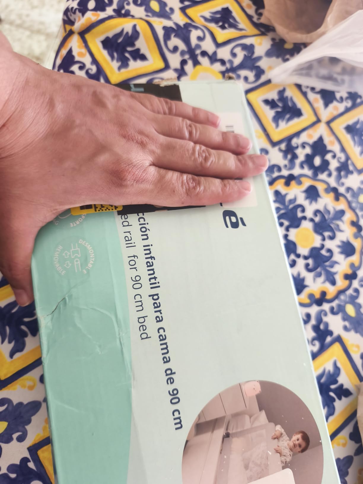 Jané Basic sponda letto 90 cm traspirante