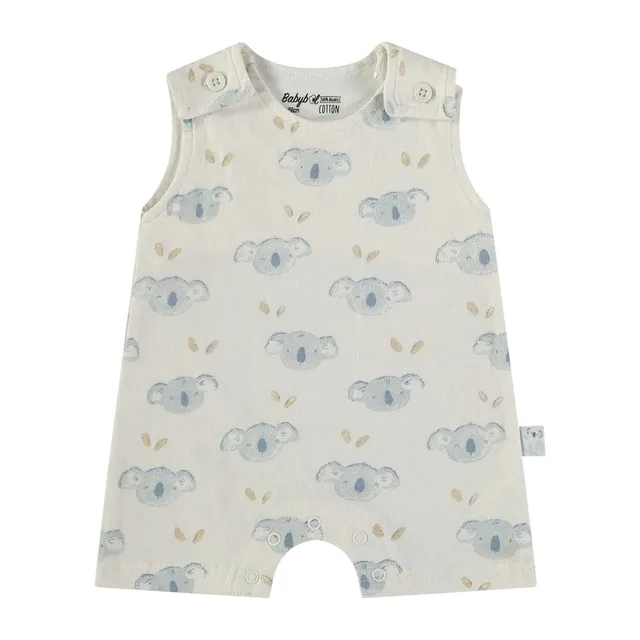 Wonderlife Koala 160425 pagliaccetto neonato bianco cotone