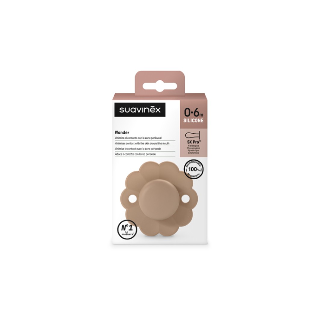 Suavinex Wonder SX Pro succhietto silicone 0-6 mesi