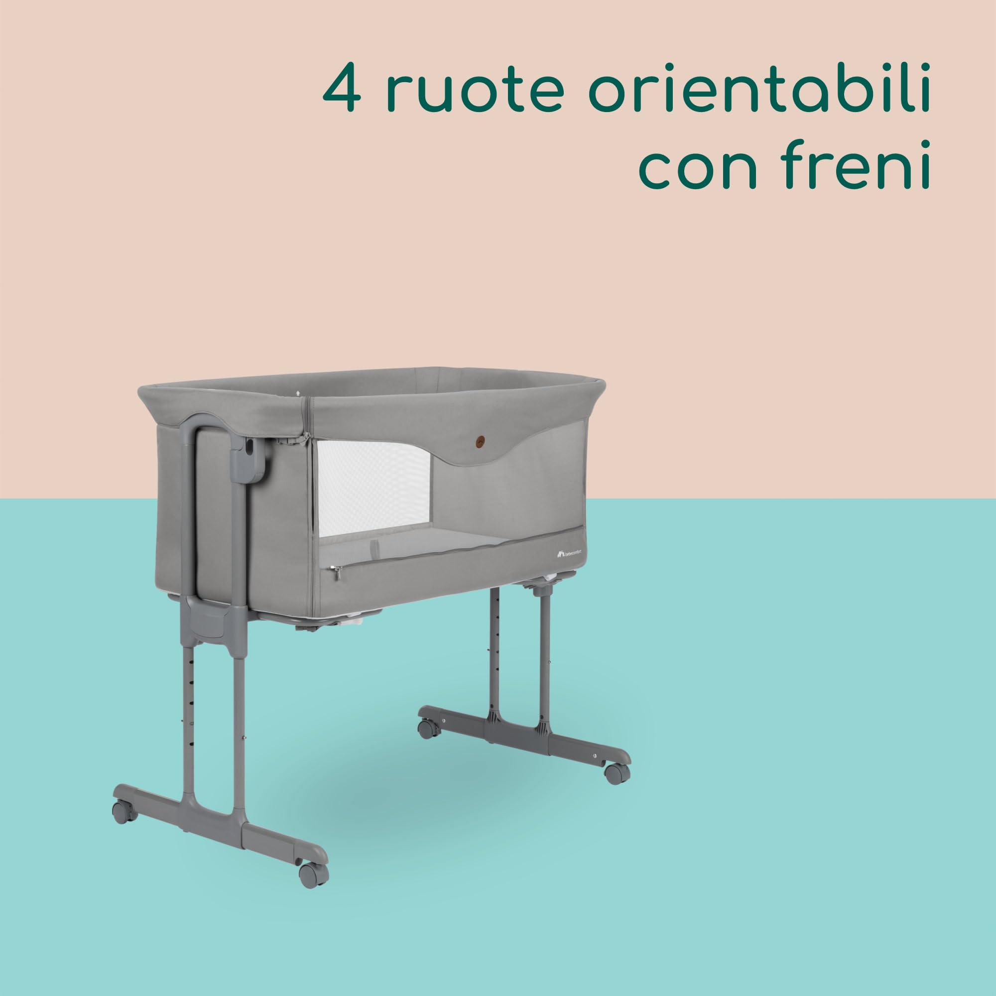 Bebé Confort Amara culla fianco letto Tinted Grey 9 kg