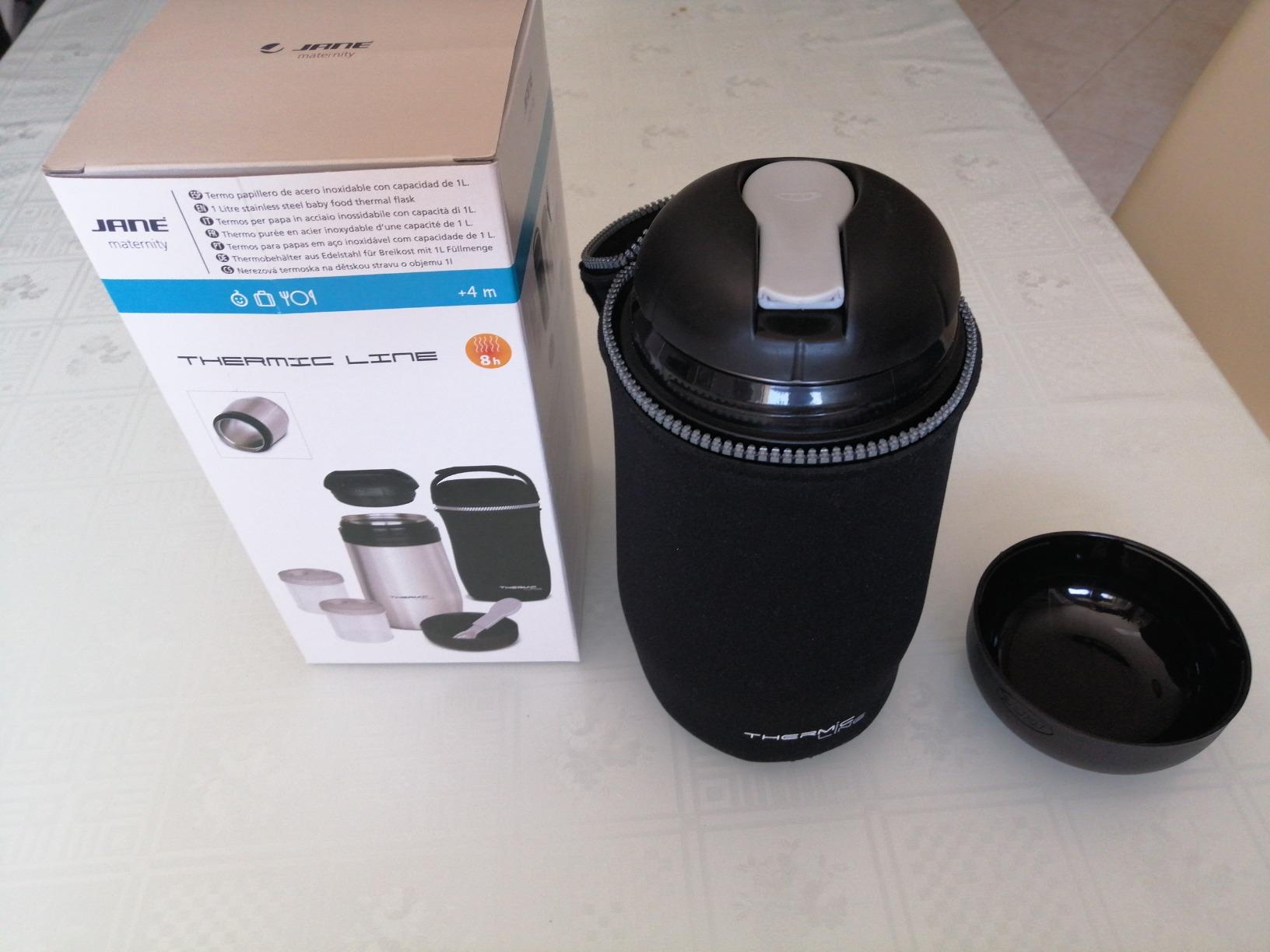 Jané Thermos Pappa 1 L Portapappa Termico Grigio 8 Ore