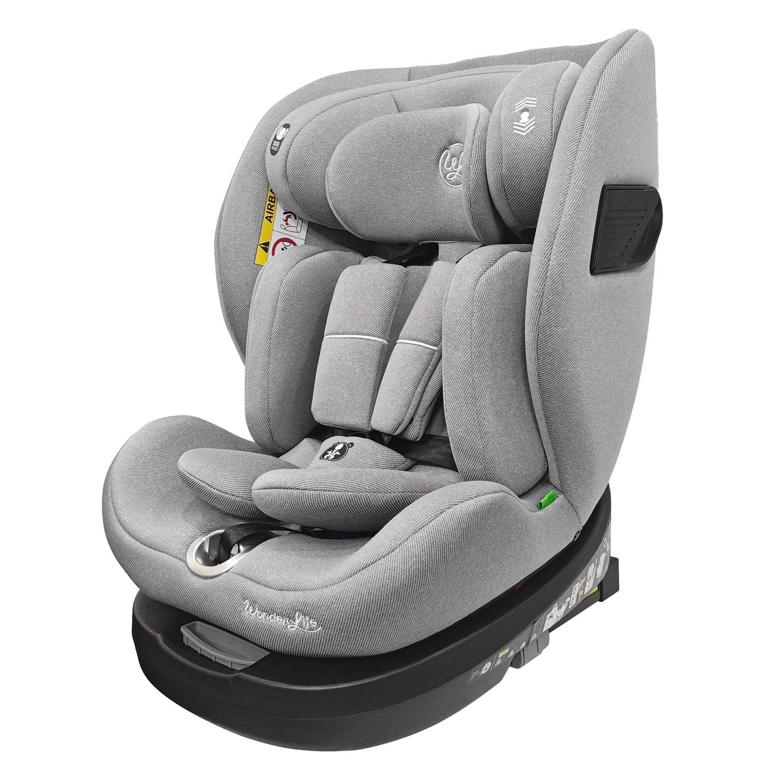 Wonderlife Cortina 360 i-Size Seggiolino Auto Dark Grey 40-150 cm girevole