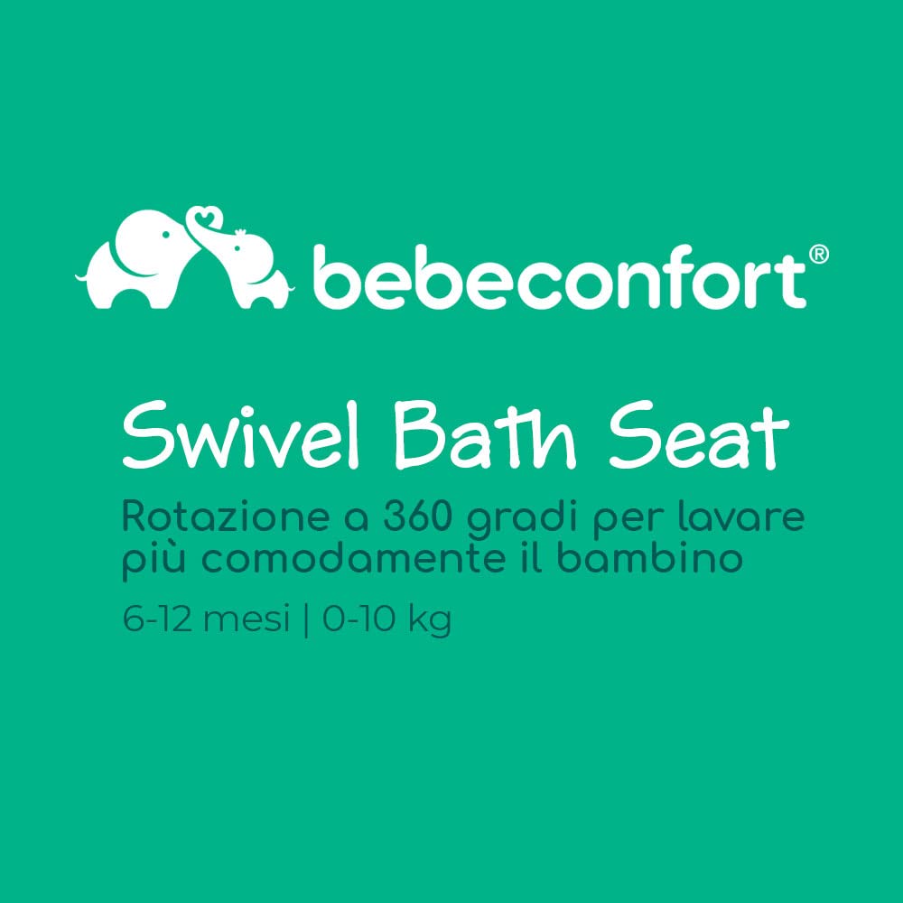 Bebé Confort Seggiolino Bagnetto Girevole 360° Lime 0-10 kg