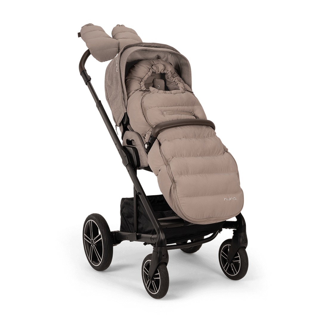 Nuna Kit Invernale sacco passeggino lana merino + moffole