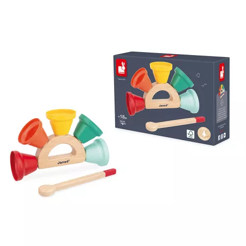 Janod Gioia campanelle musicali bambini in legno 18 mesi