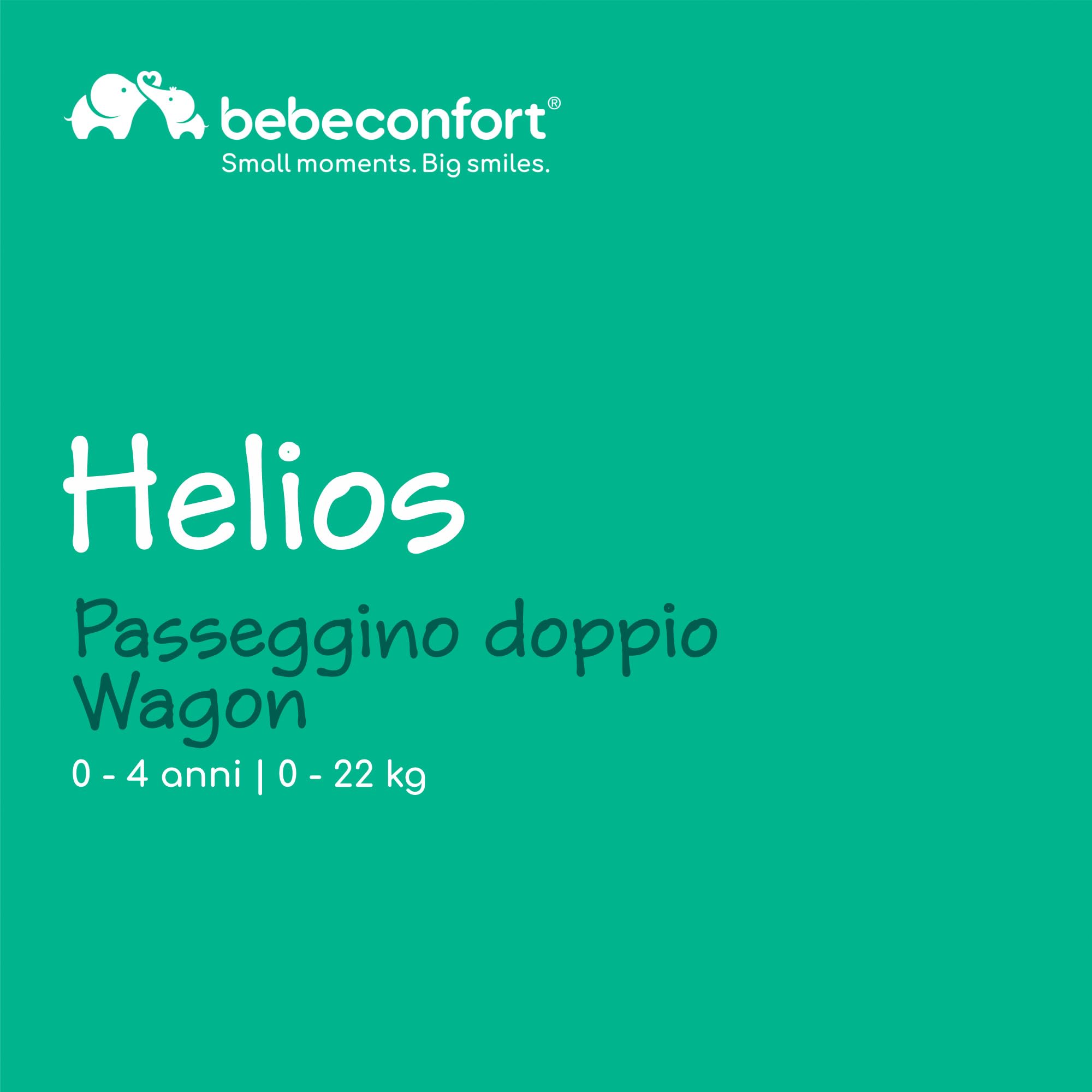 Bebé Confort Helios passeggino gemellare Mineral Graphite