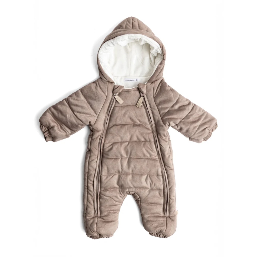 Bamboom tuta da neve imbottita Light Chocolate