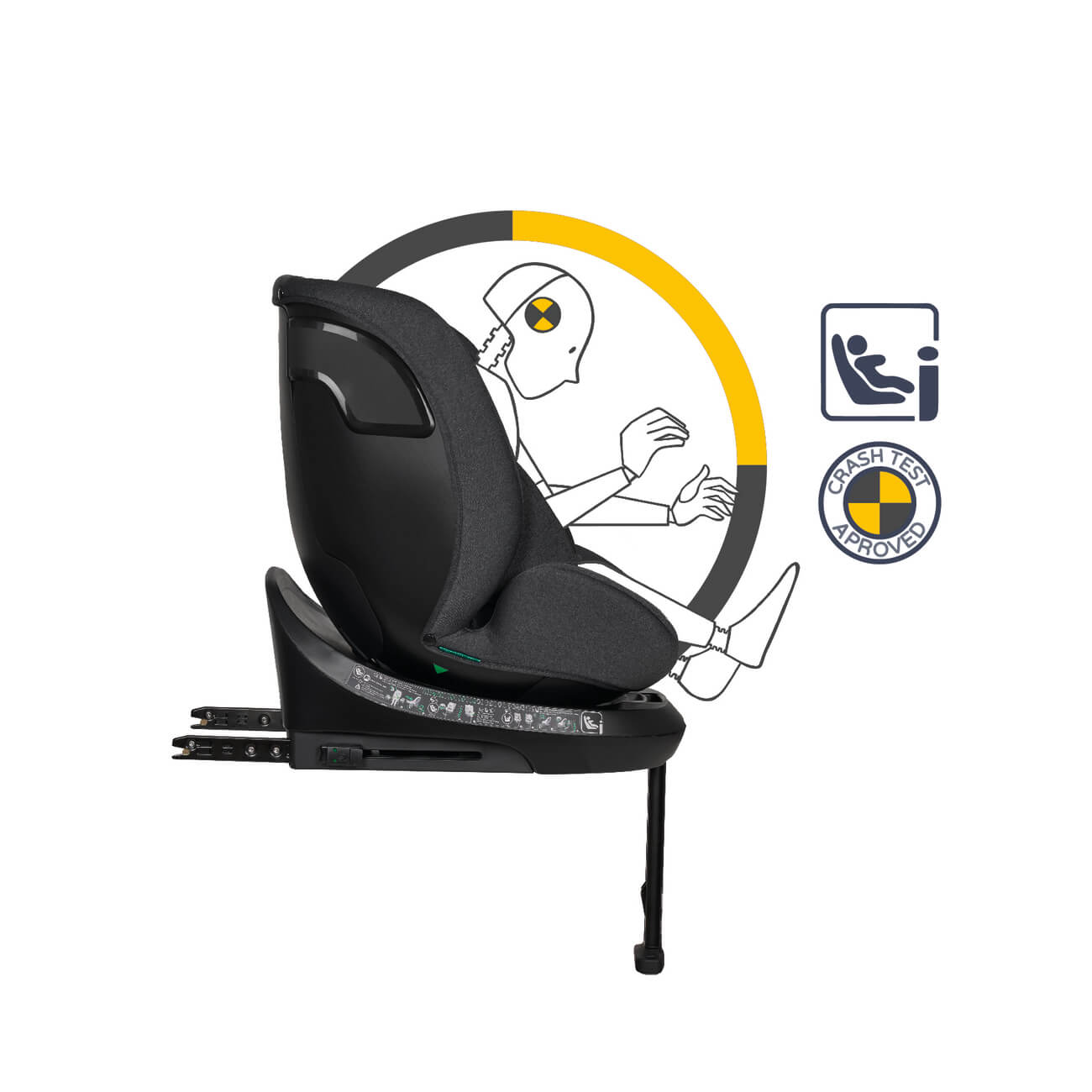 Innovaciones MS Denver seggiolino auto 40-150 girevole isofix