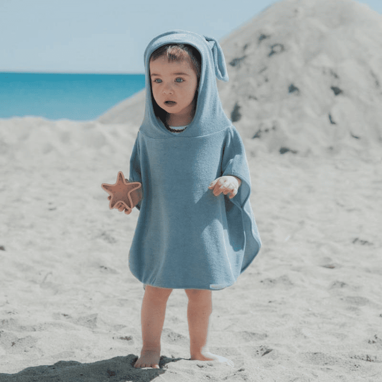 Bamboom Poncho Estivo accappatoio bambù 0-2 anni