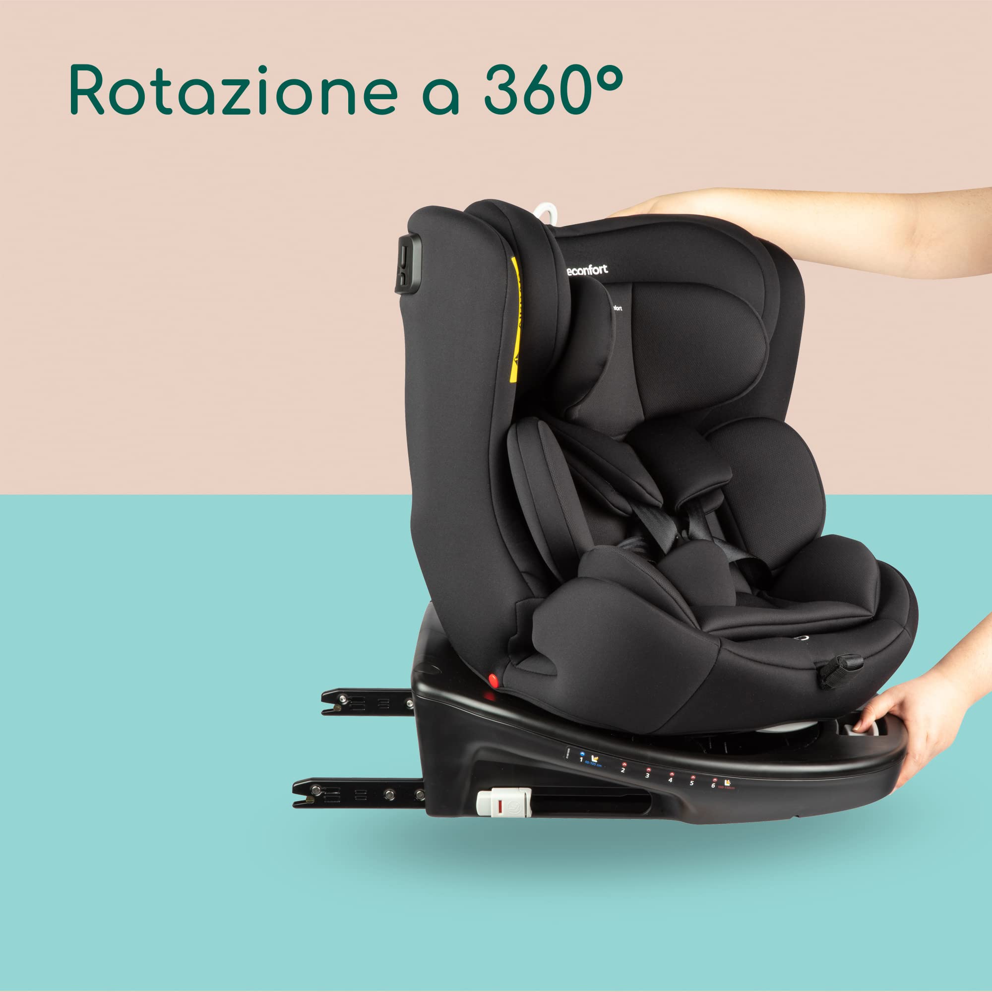 Bebé Confort EvolveFix i-Size seggiolino auto Black Mist 360
