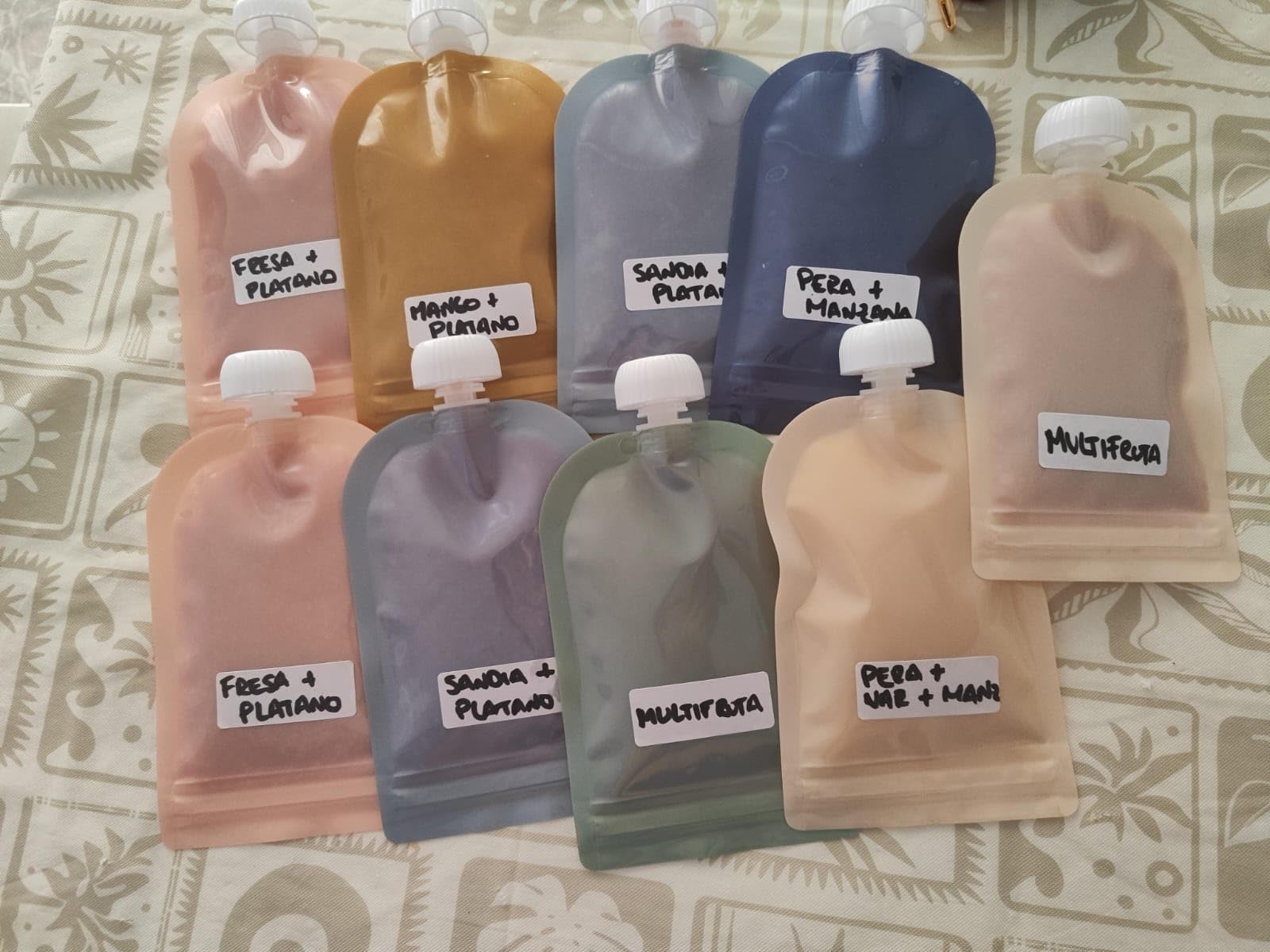 Jane sacchetti pappa riutilizzabili 200 ml 12 pezzi senza BPA