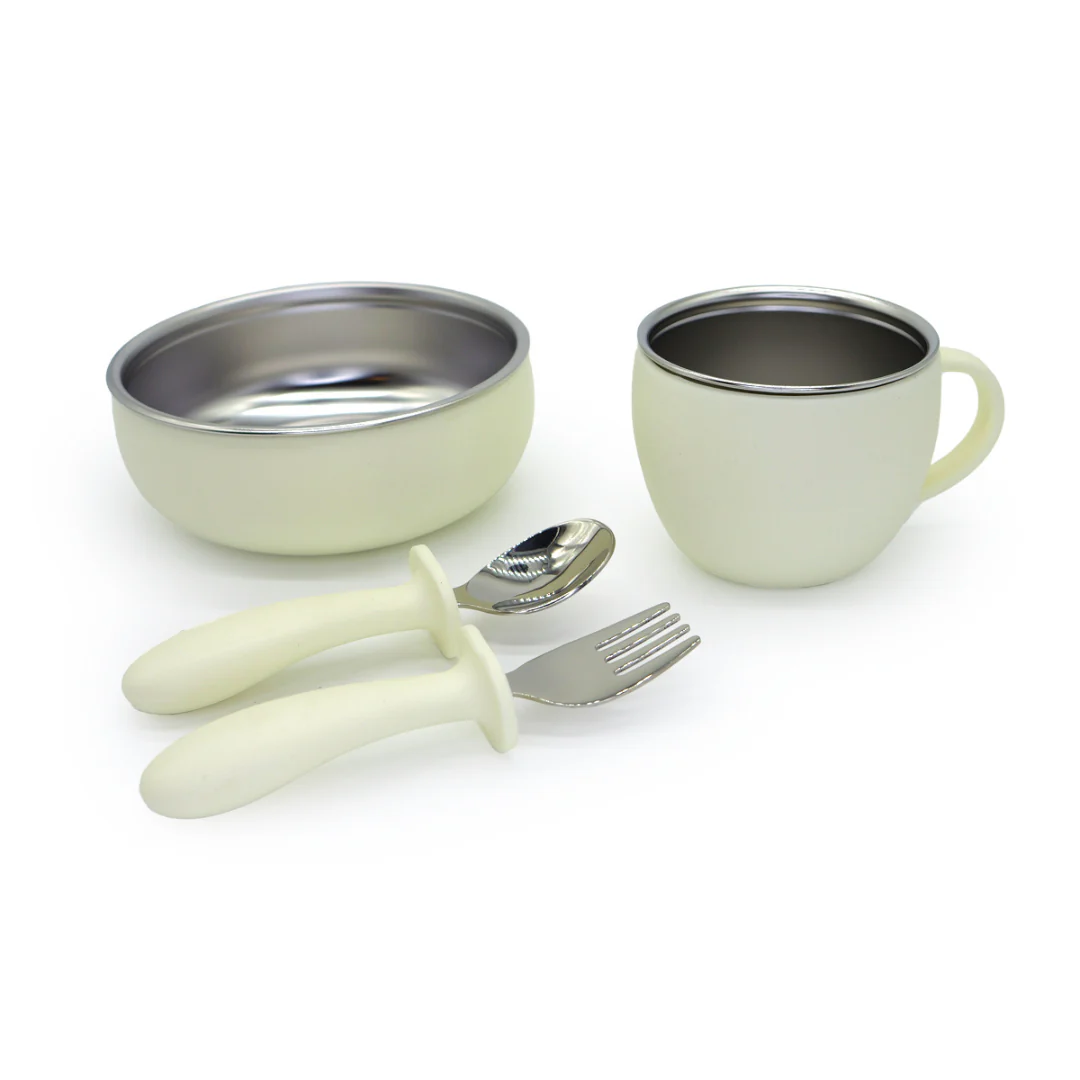 Mizu Baby Taiki Steel Food Set set pappa acciaio silicone