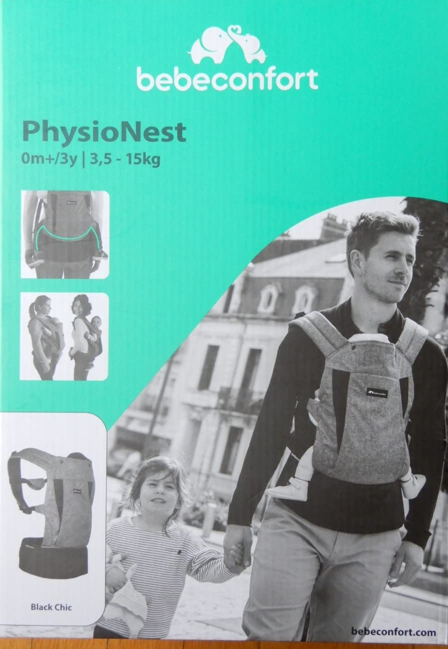Bebé Confort PhysioNest Marsupio Ergonomico Grey Mist 0-36 mesi