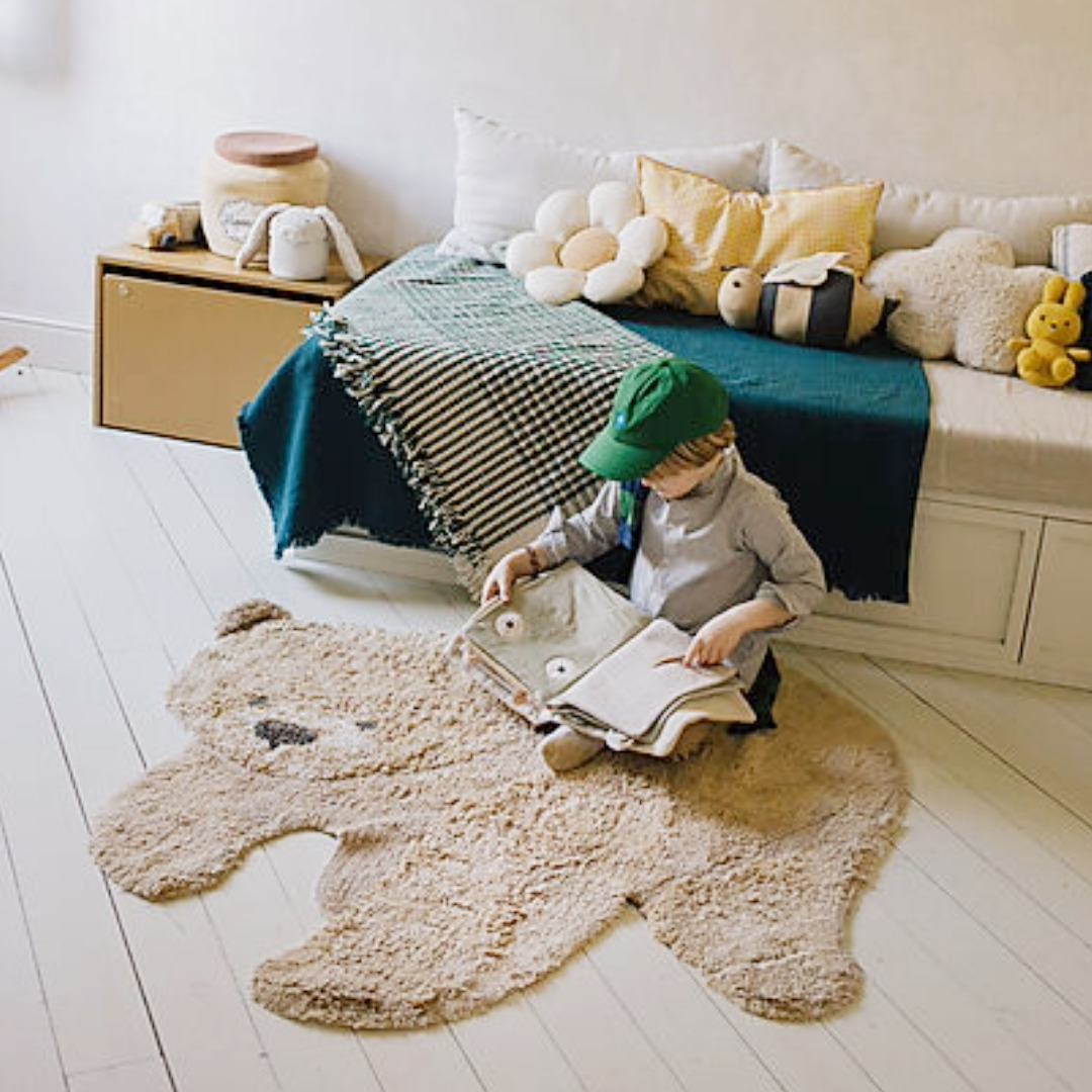 Lorena Canals Animal Rugs Tappeto Orso Lavabile 120x122 cm