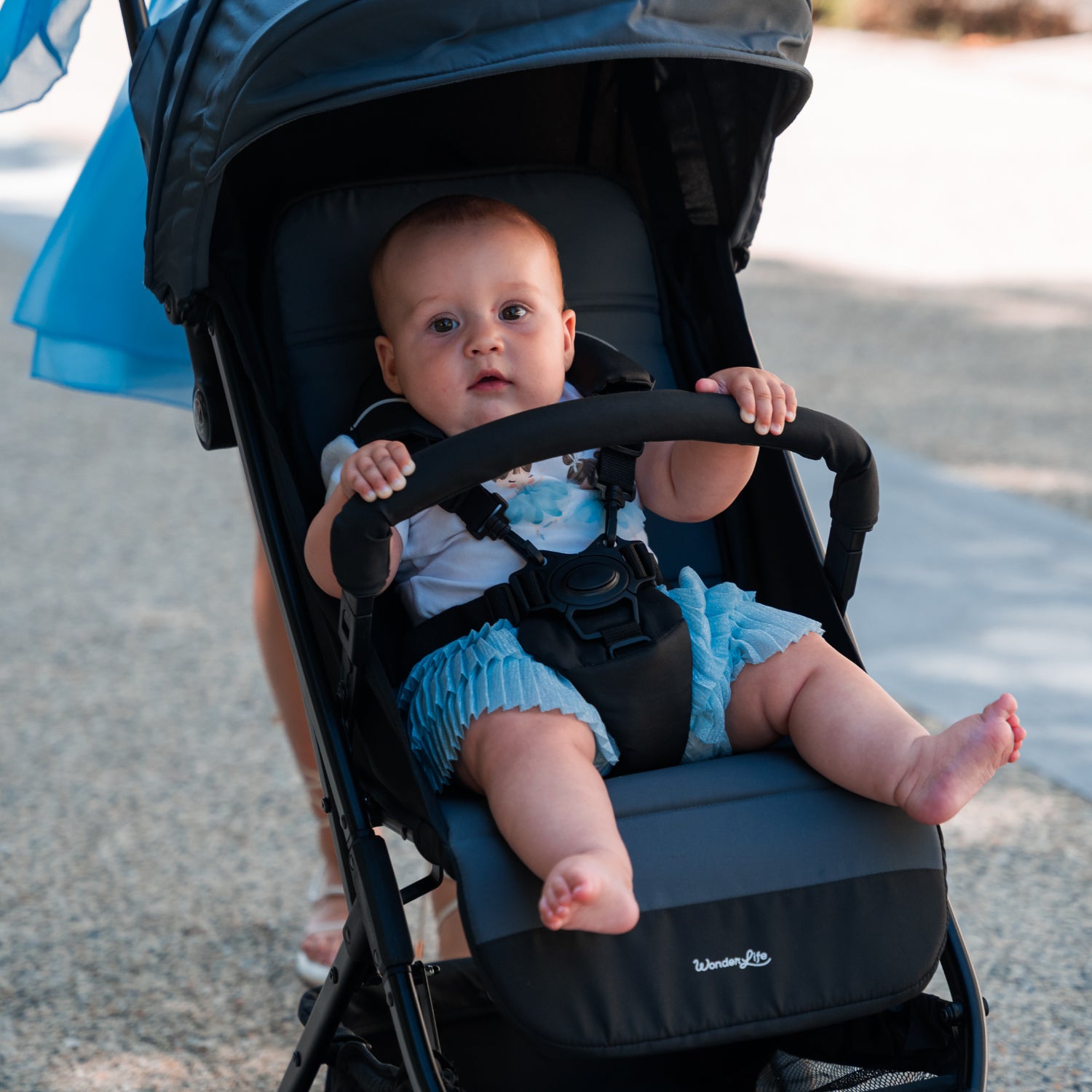 Wonderlife Maia Passeggino Leggero Ultracompatto Grigio