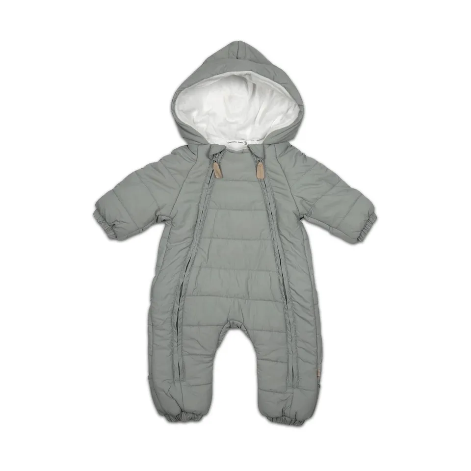 Bamboom tuta da neve imbottita Moss Grey antivento