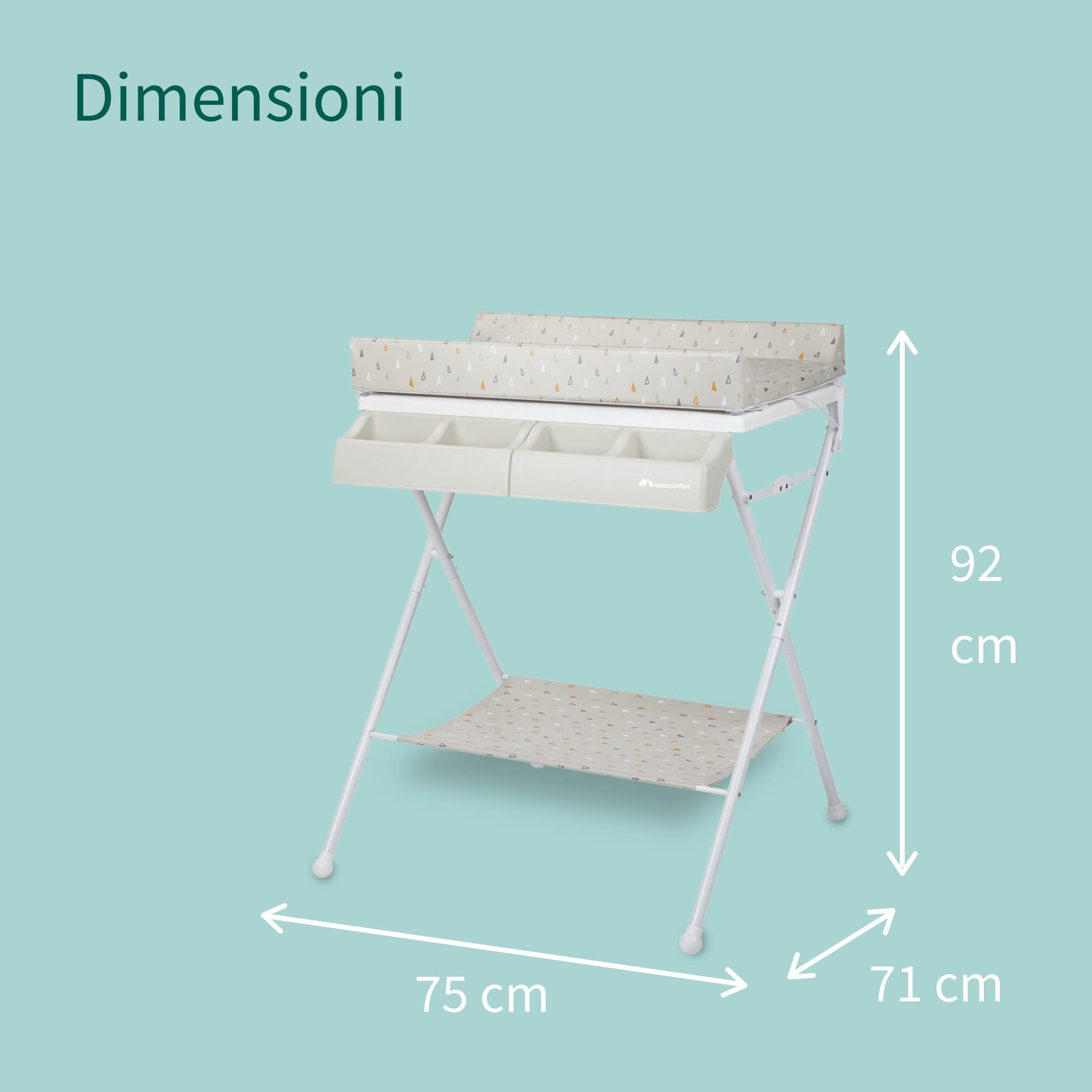 Bebé Confort Baltic fasciatoio bagnetto 2 in 1 warm gray