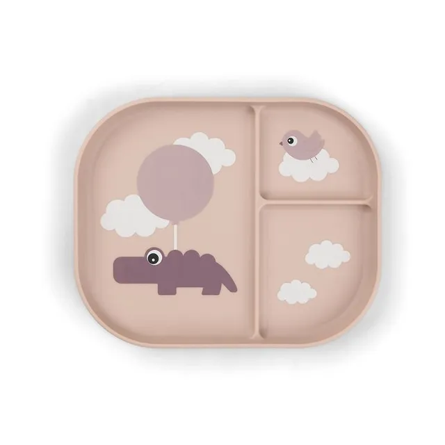 Done by Deer Foodie piatto scomparti antiscivolo