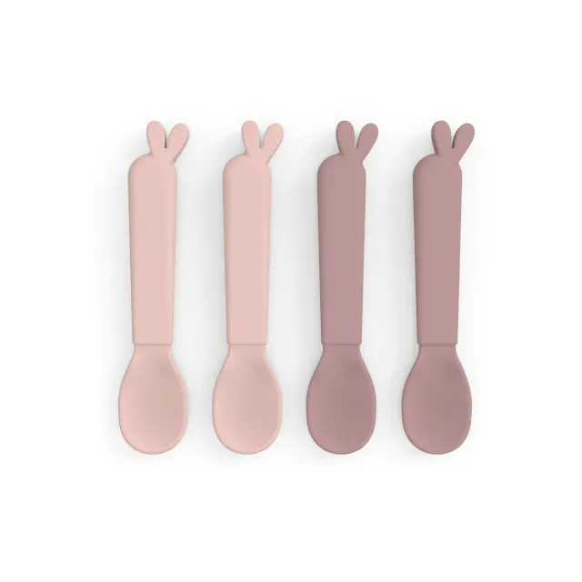 Done by Deer Kiddish set 4 cucchiai bimbo multicolore