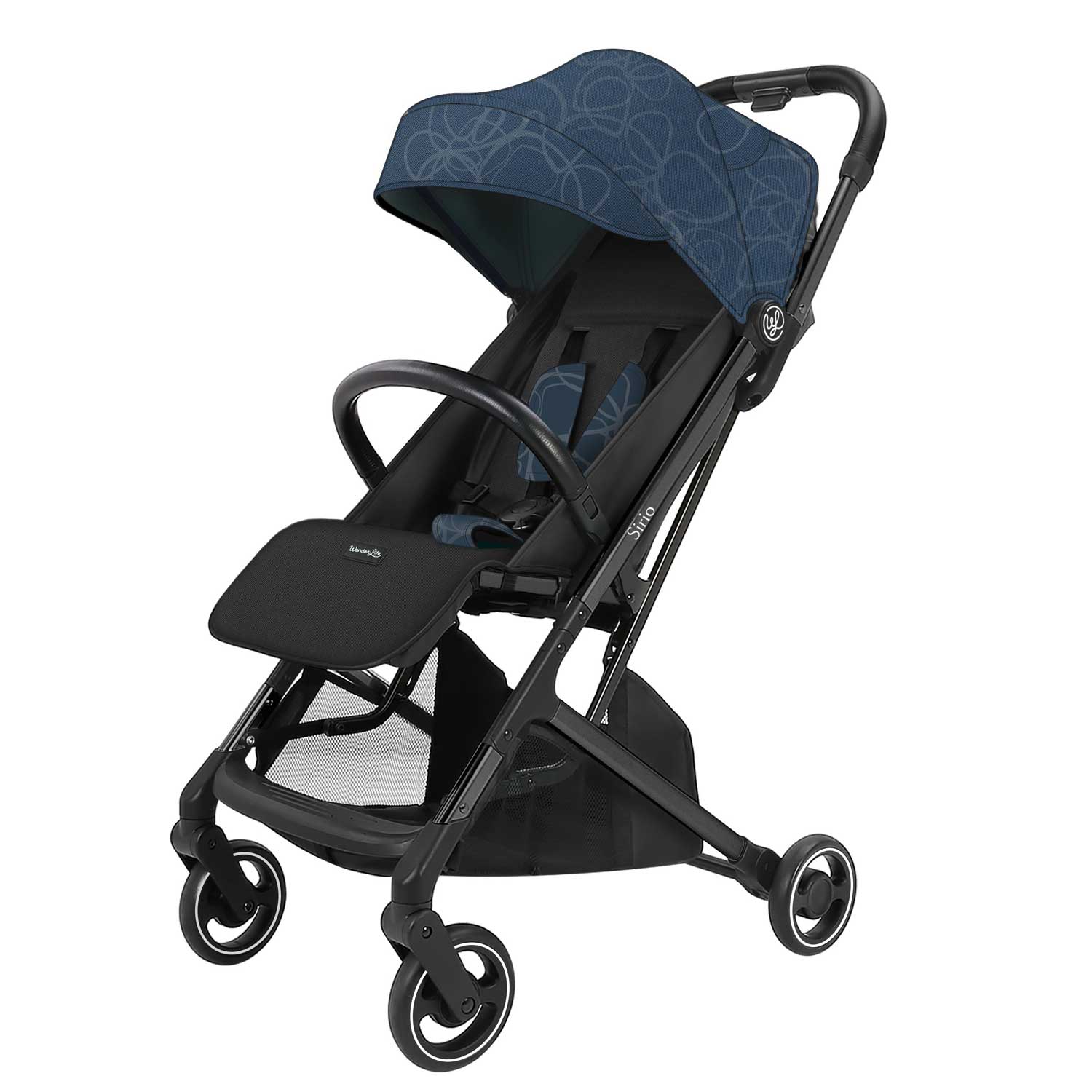 Wonderlife Sirio passeggino leggero ultracompatto nero