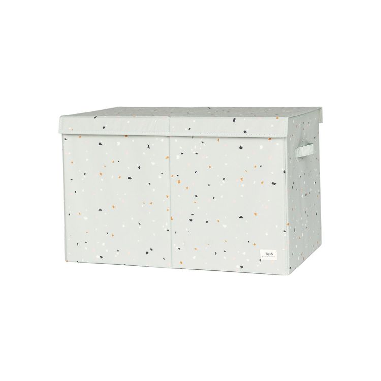 3 Sprouts Baule Portaoggetti Pieghevole Terrazzo 62x38x38