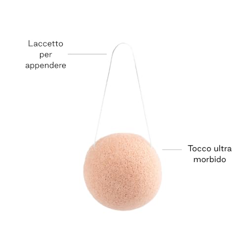Jané Spugna Konjac Neonato Bagnetto x3 Pelli Sensibili